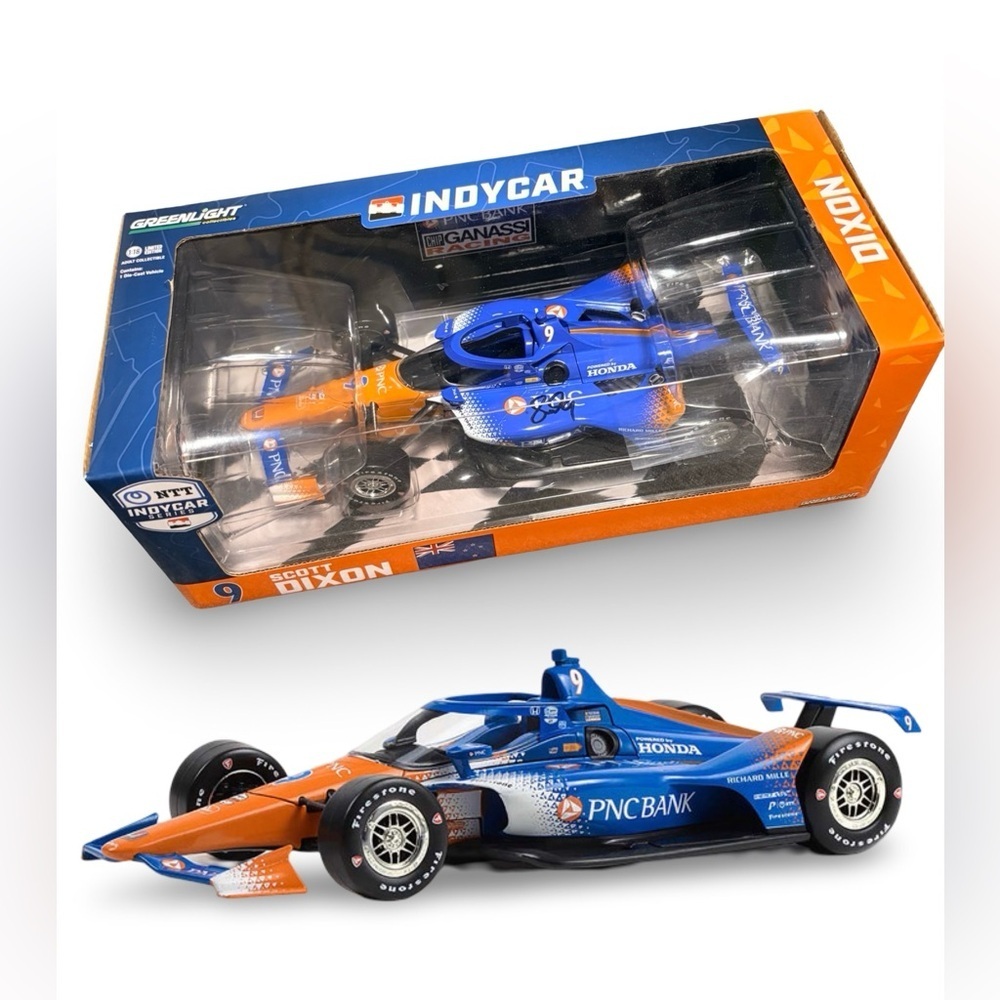 NWT Autographed Scott Dixon #9 IndyCar 2023 Greenlight 1:18 Diecast Collectible - Picture 17 of 17